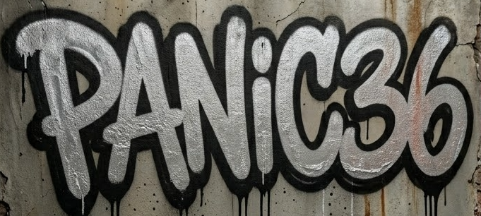 Panic36 Graffiti Logo